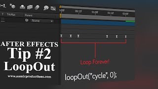 After Effects Tip 2 LoopOut Animation