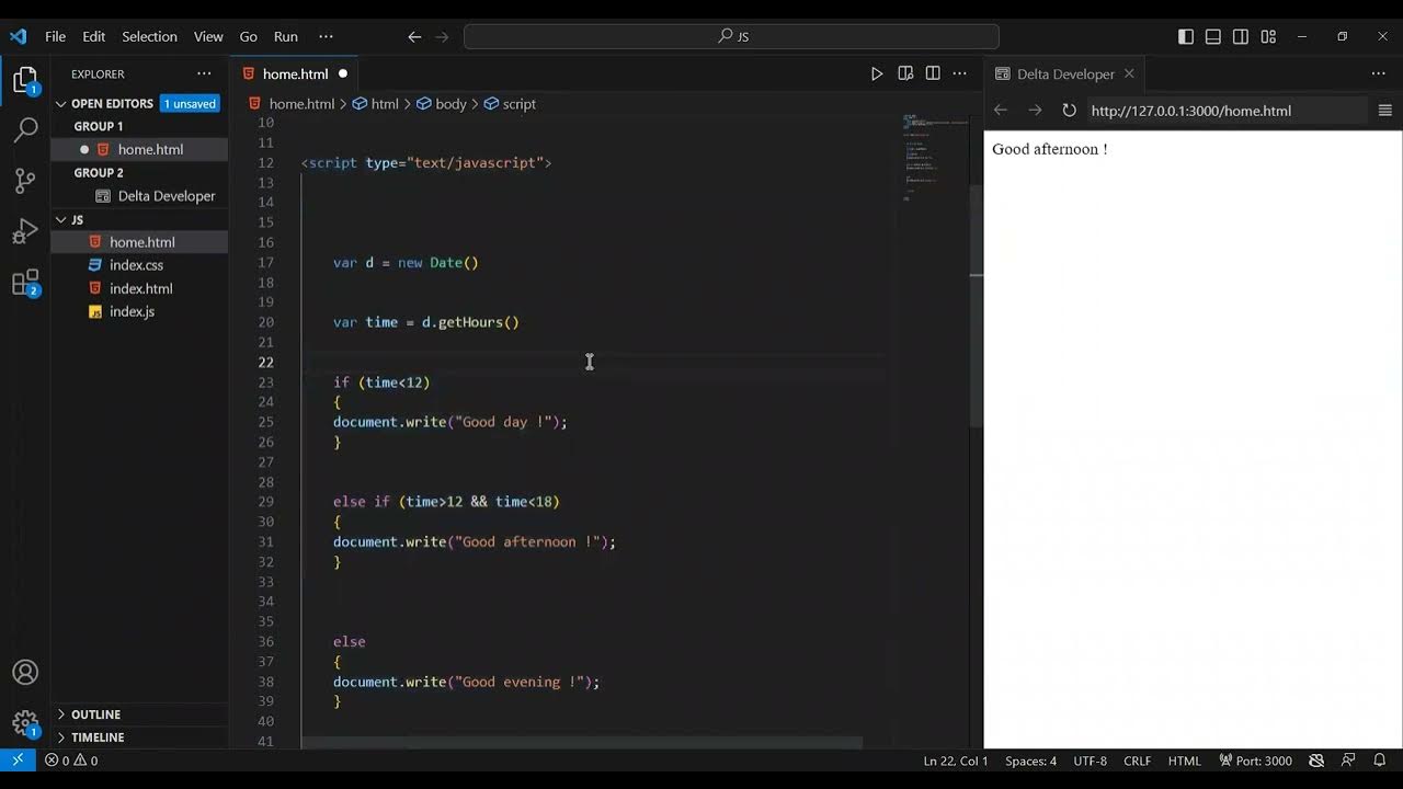JavaScript Tutorial - 07 (JavaScript Switch Statement with Projects ...