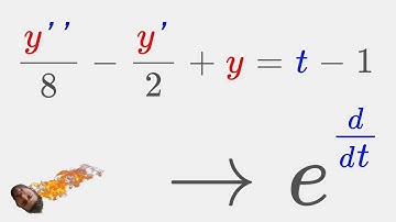 Particular Solutions to ODE using the EXPONENTIAL DERIVATIVE!