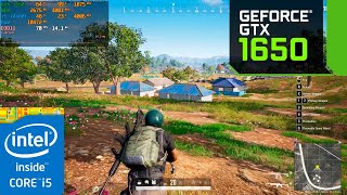 PUBG : GTX 1650 4GB + i5-10400F (All Settings) - YouTube
