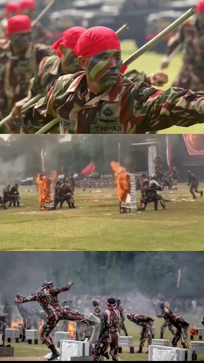 Luar Biasa Kemampuan Bela Diri TNI #atraksi #tni #kopassus