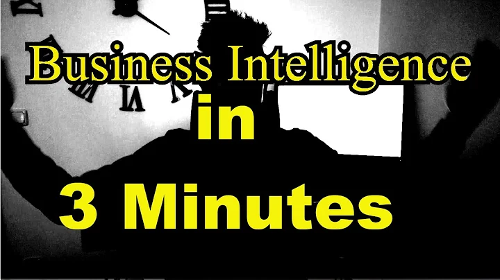 Business Intelligence in 3 Minutes for Dummies