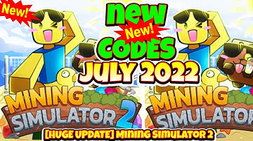 2022 ALL SECRET CODES Roblox [🏖️HUGE UPDATE🏖️] Mining Simulator 2, NEW CODES, ALL WORKING CODES