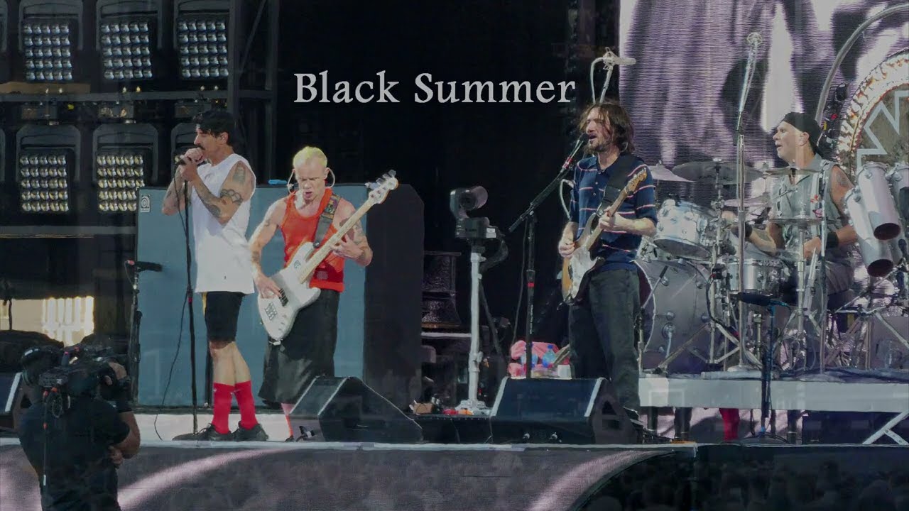 Red Hot Chili Peppers Black Summer Emirates Old Trafford Manchester 22