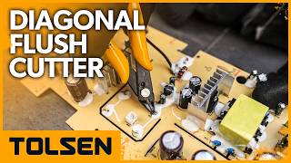 TOLSEN 5 Diagonal Flush Cutter for Plastic Models, Jewelry and Electronics