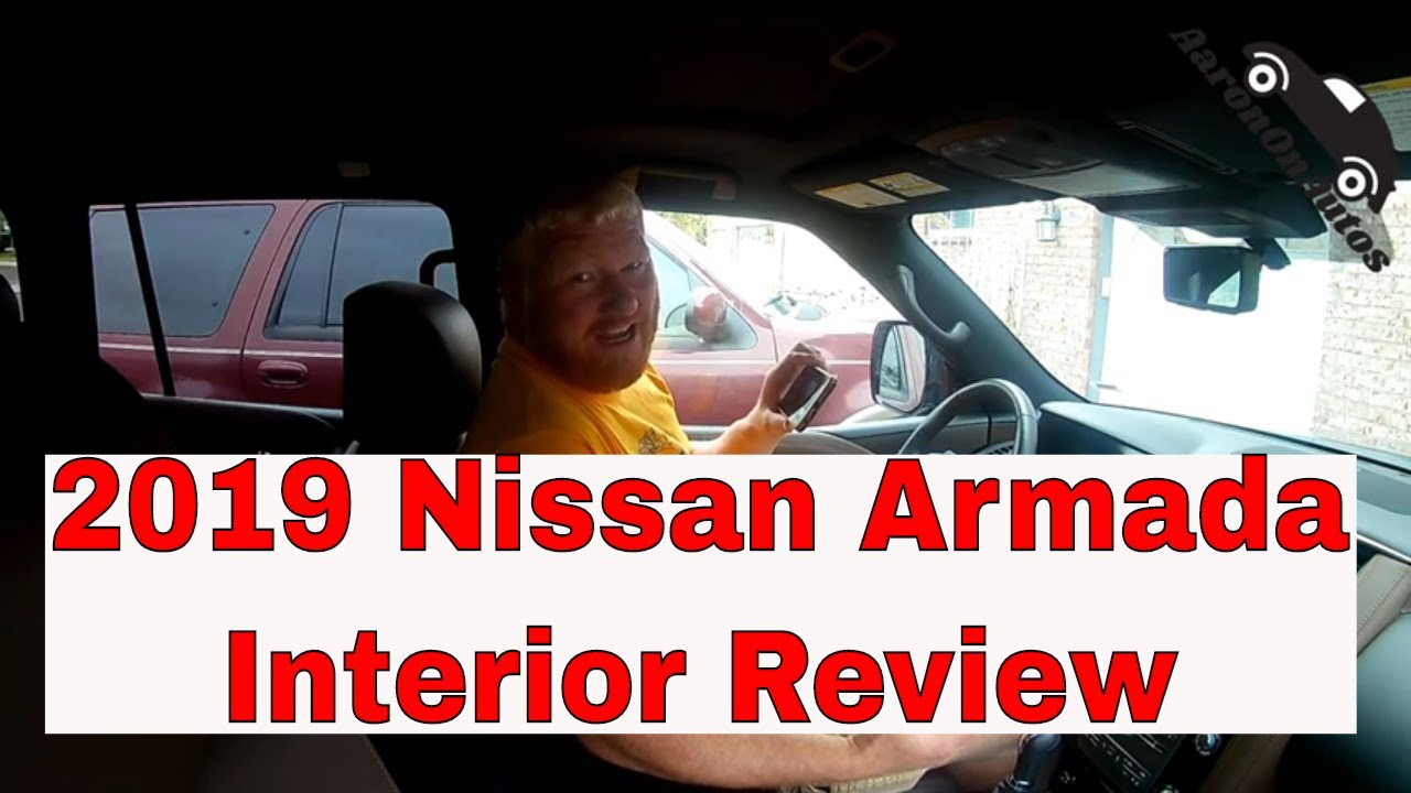 2019 Nissan Armada Interior Review