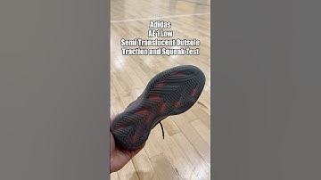 Adidas AE 1 Low Semi Translucent Outsole Traction and Squeak Test #ae1 #ae1low #adidasbasketball