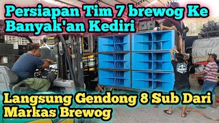 Preparation Of The 7 Brewog Team To Kediriimmediately Carrying 8 Subs From Headquarters