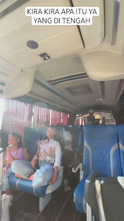 Kondisi interior bus sumber alam