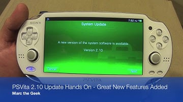 PSVita 2.10 Update Walkthrough - Great New Features