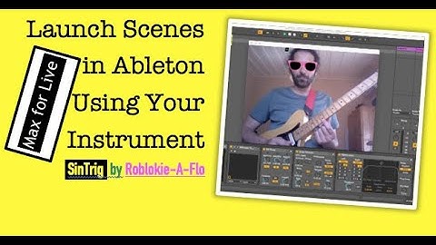 Turn FX On/Off without Pedals. Launch Scenes in Ableton using your Instrument. By Roblokie-A-Flo