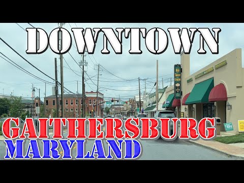 Gaithersburg - Maryland - 4K Downtown Drive