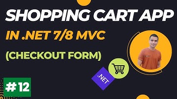 Shopping Cart project in .NET Core MVC | part 12 | Checkout form