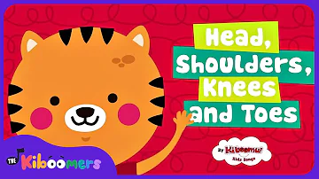 Head Shoulders Knees & Toes - The Kiboomers Preschool Songs - Body Parts