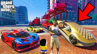 Franklin Delivering GODILLIONAIRE SUPER CARS in GTA 5