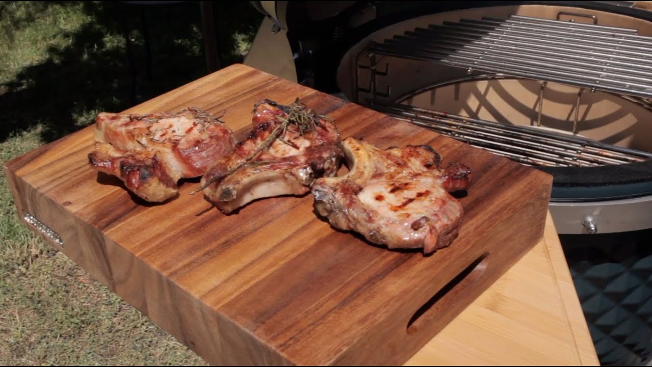 [2019] Cook pork chops with Kokko kamado kamado decogarden
