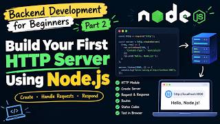 Build Your First HTTP Server Using Node.js | Backend Development