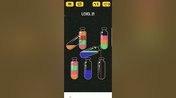 Soda Sort Puzzle Color Water Game Level 21 22 23 24 WalkThrough Solution Gameplay