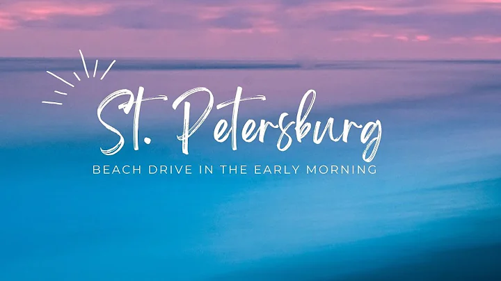 St. Petersburg Beach Drive in the Early Morning #D...