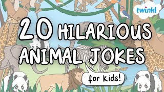 20 Hilarious Animal Jokes for Kids! | World Laughter Day | Twinkl USA