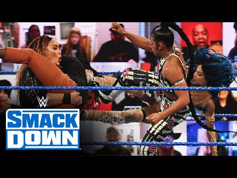 Belair, Banks & Reginald vs. Baszler, Jax & Bayley: SmackDown, Feb. 19, 2021