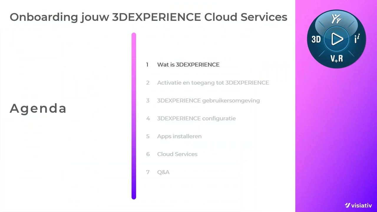 Onboarding van jouw 3DEXPERIENCE Cloud Services