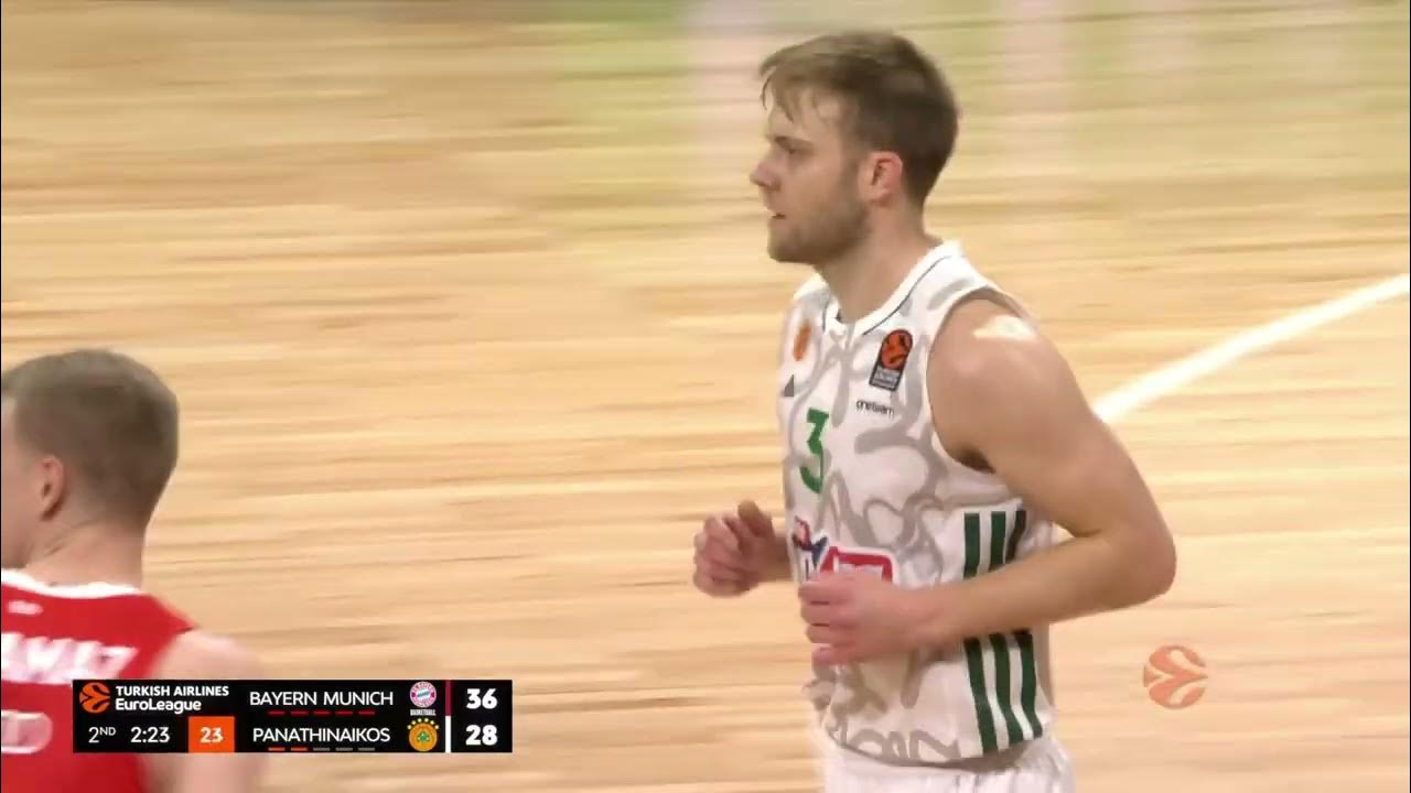 FC Bayern Basketball Panathinaikos BC 8468 Highlights EuroLeague Round 17 YouTube