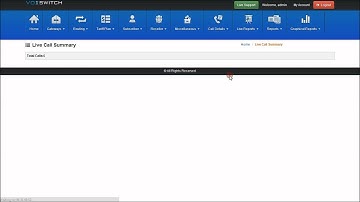 Vox Switch (VoIP Softswitch) - Live Reports. (Voxvalley Technologies)