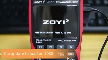 How to Upgrade Firmware on ZOYI ZT-703S Oscilloscope Multimeter | Step-by-Step Guide