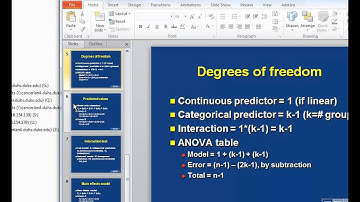 ANCOVA: indicator variables