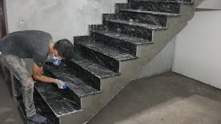 Technology Construction Stairs - Techniques Install Stairs Stone Granite