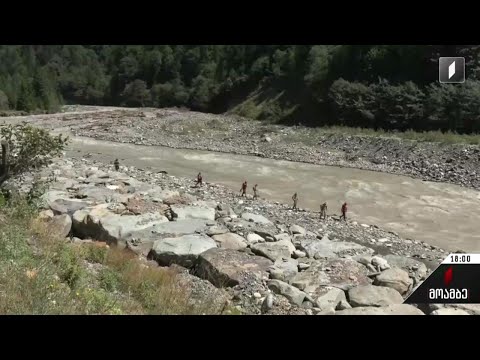 შოვის სტიქია - სამძებრო სამუშაოები რაჭაში