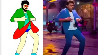 🤣Meesaala Pilla Song | Mana Shankara Varaprasad Garu Song | Chiranjeevi | Nayanthara | Funny drawing