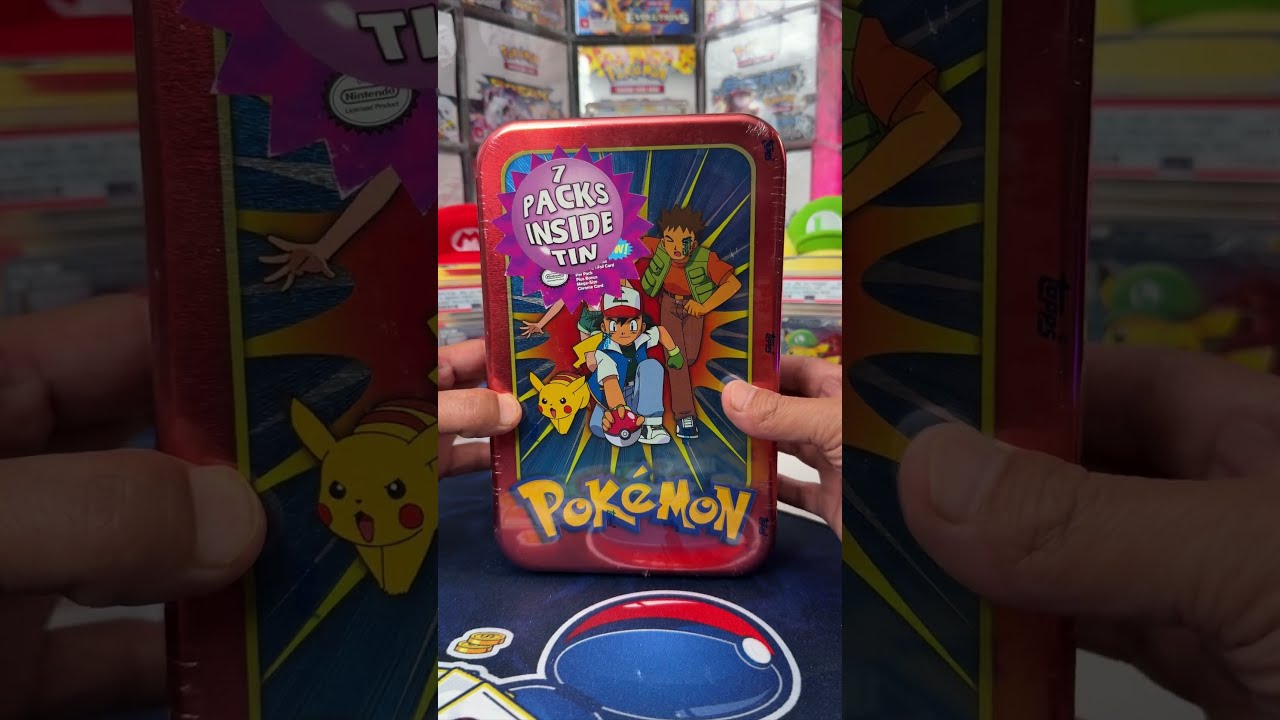 Should I Open It Or Keep Sealed Episode 386 Rare Topps Pokemon TV Animation Tin