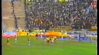 ΠΑΟΚ-ΑΕΚ 2-1 Πρωταθλημα 1992-93 3.000 ΑΕΚτζηδες μεσα