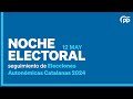 Seguimiento de la noche electoral de las elecciones autonómicas catalanas