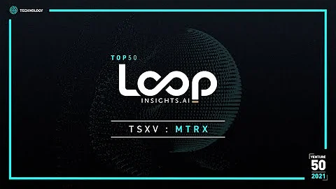 Loop Insights Inc. (TSXV: MTRX) - 2021 TSX Venture 50