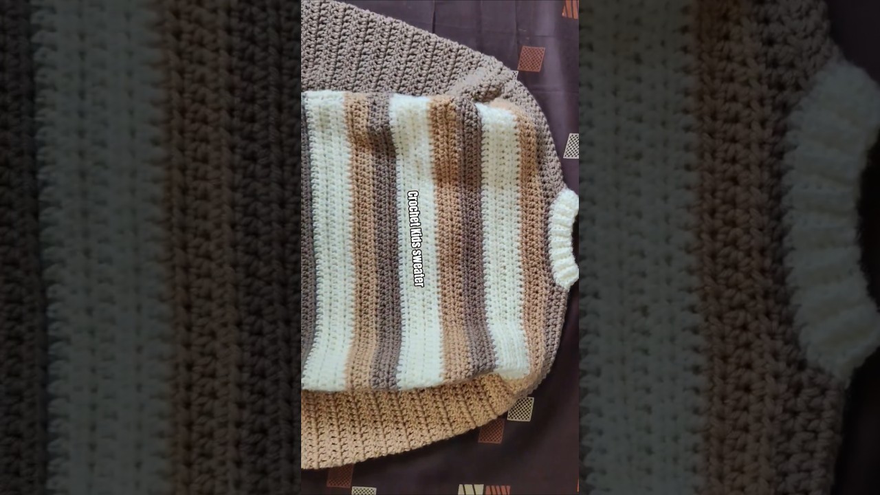 New crochet design kids sweater 