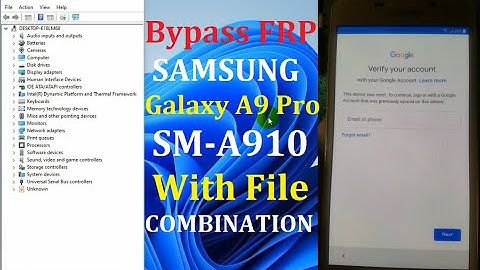 COMBINATION Bypass FRP (SM-A910F) Samsung Galaxy A9 Pro Remove FRP DONE