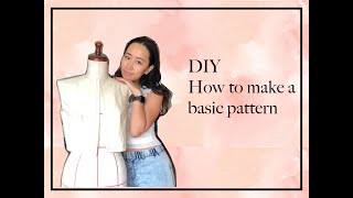 (easy!)原型の作り方   How to make a basic pattern