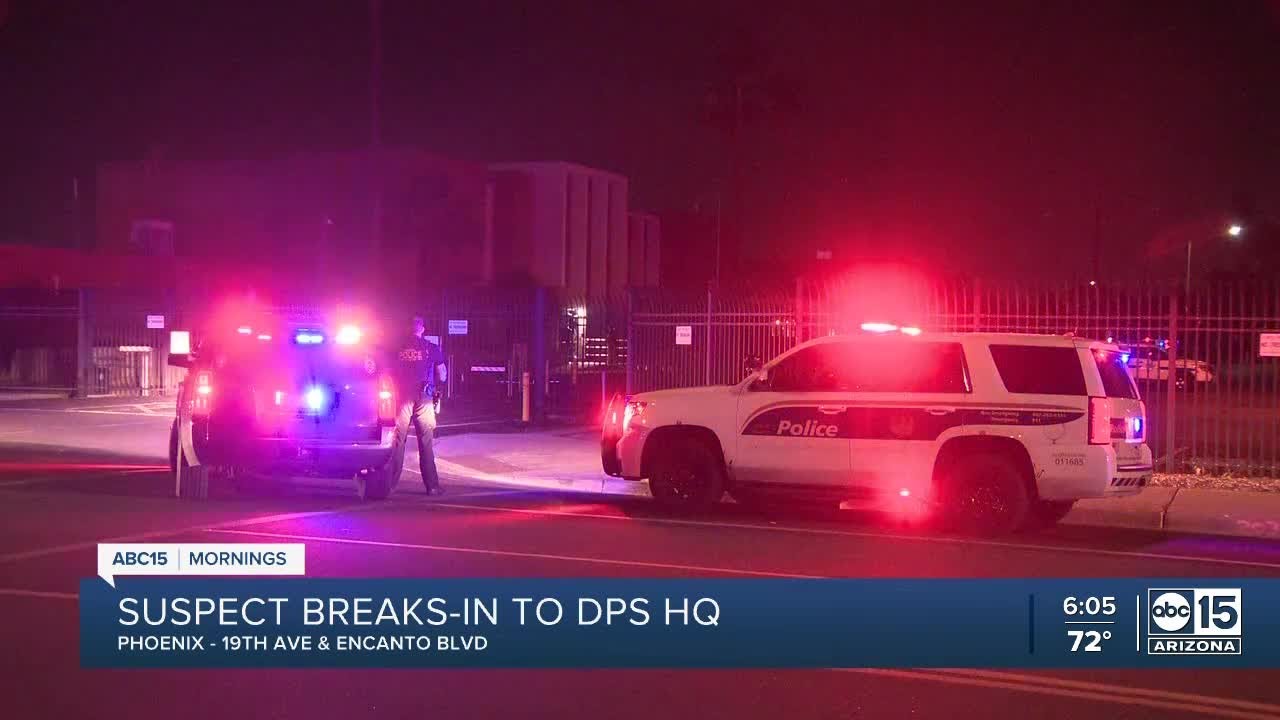 Suspect arrested after breaking into AZ DPS headquarters - YouTube