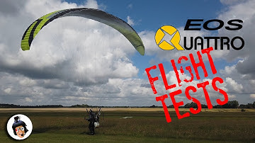 Paramotor Vlog - EOS QUATTRO BETA - Part 2, flight tests