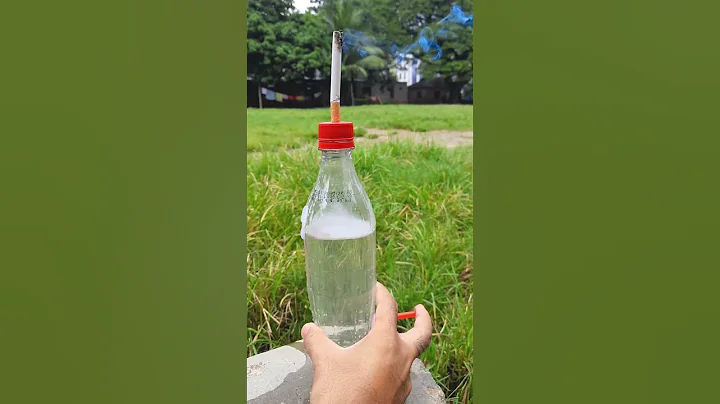 Cigarette smoke  fountain #shorts #experiment