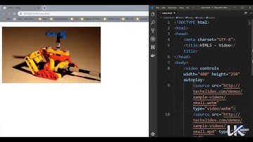 35. HTML - Adding Videos in a Webpage