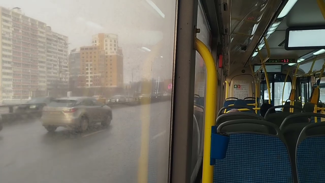 Последние месяцы работы в Москве!Поездка на ЛиАЗ 529265 №031830 по маршруту 286