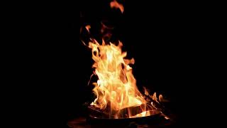 Peaceful Campfire 4K  Calm Fire Sounds for Meditation &amp; Deep Relaxation