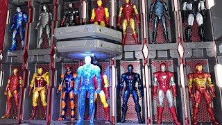 MARVEL LEGENDS IRON MAN HALL OF ARMOR DISPLAY & NEW ADDITIONS TO THE COLLECTION 2022 UPDATE