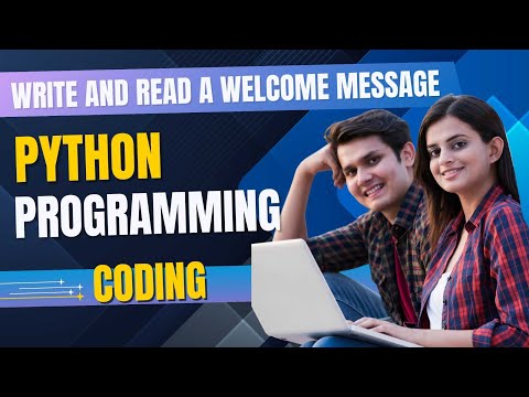 Write and Read a Welcome Message in Python with File Handling | #Python #FileHandling #Coding