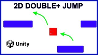 2D Player Double (or even Quadruple) Jump - Unity Game Dev Tutorial