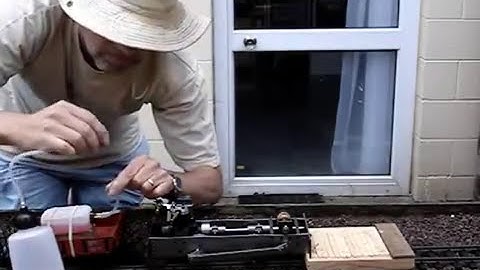 First start of the O.S. FS-26S-CX - 1/12th scale, 45mm gauge, Live Diesel Mechanical